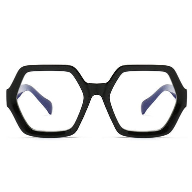 Hexagonal Woman Fashion Sanches Eyewear Black Frame PK01-CLK06