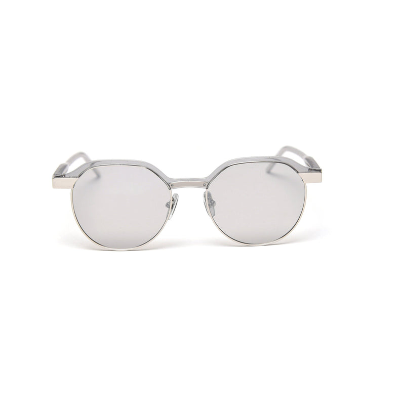 UV400 Hexagonal Unisex Fashion Sunglasses Sanches Eyewear Crystal Grey Frame Grey Lens PK13-CLK02