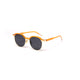 UV400 Hexagonal Unisex Fashion Sunglasses Sanches Eyewear Yellow Frame Smoked Grey Lens PK13-CLK04
