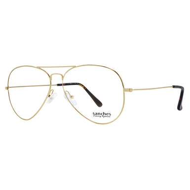 Pilot Retro Eyewear Sanches Gold Optical Metal Frame Medium 55*14
