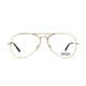 Pilot Retro Eyewear Sanches Gold Optical Metal Frame Large 59*14