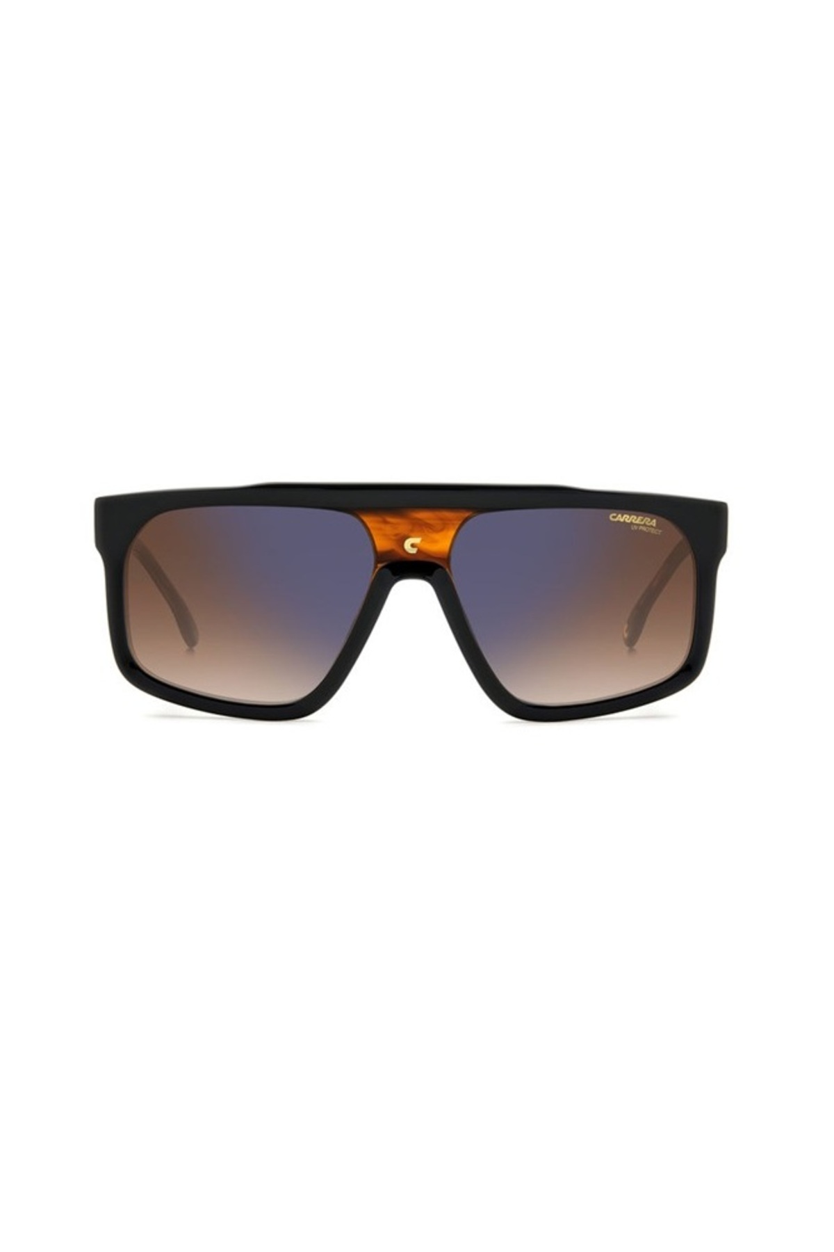 Carrera  Carrera 1061 /s Siyah Havana Asetat Moda Güneş Gözlüğü Uv400 Korumalı Kahve Degrade Mavi Aynalı Cam