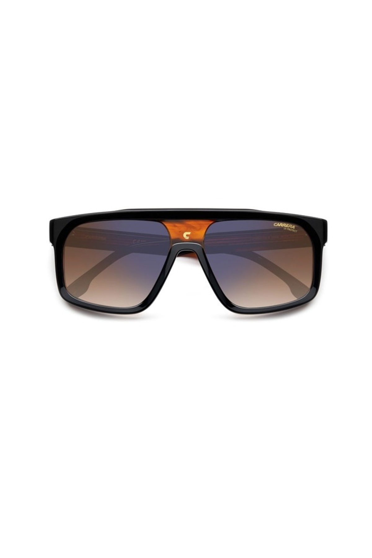 Carrera  Carrera 1061 /s Siyah Havana Asetat Moda Güneş Gözlüğü Uv400 Korumalı Kahve Degrade Mavi Aynalı Cam