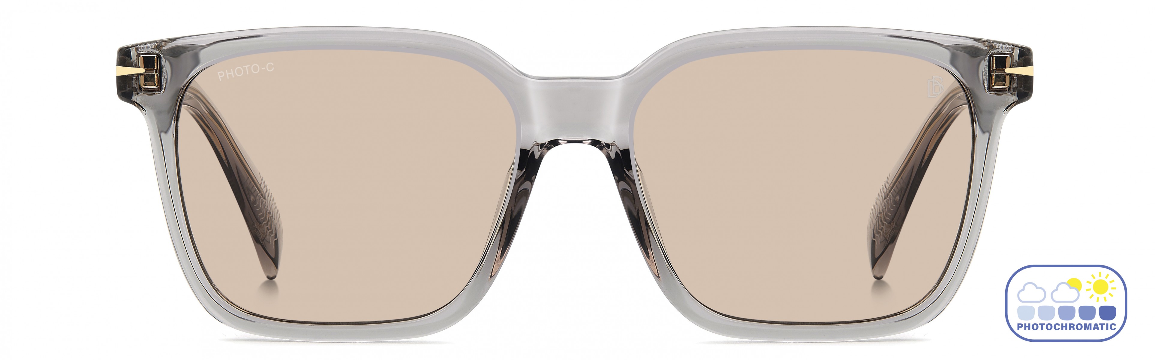 Davıd Beckham Erkek Kemik Güneş Gözlüğü Füme Çerçeve Fotokromik Cam