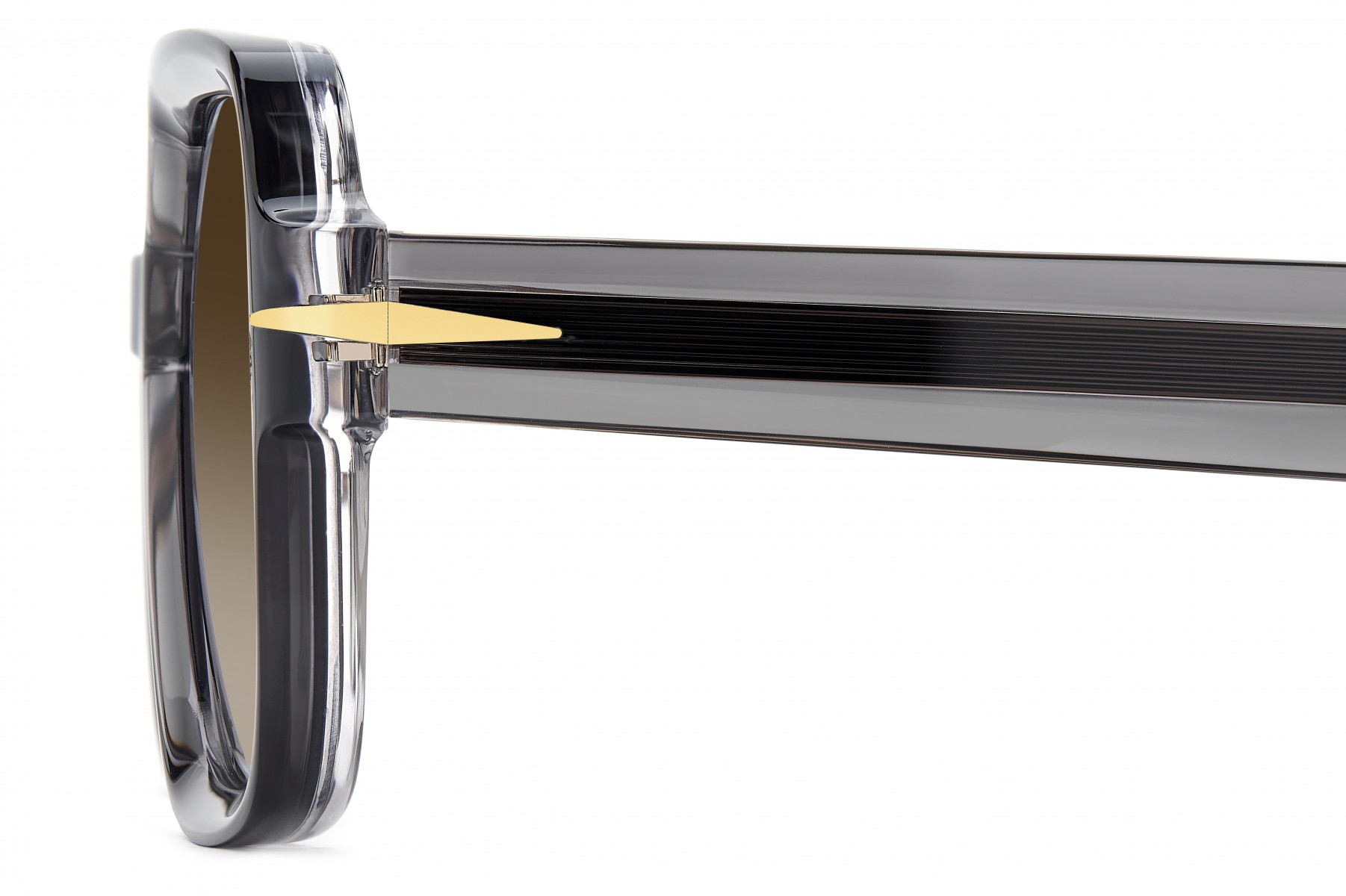 Davıd Beckham Erkek Kemik Güneş Gözlüğü Füme Çerçeve Kahverengi Cam