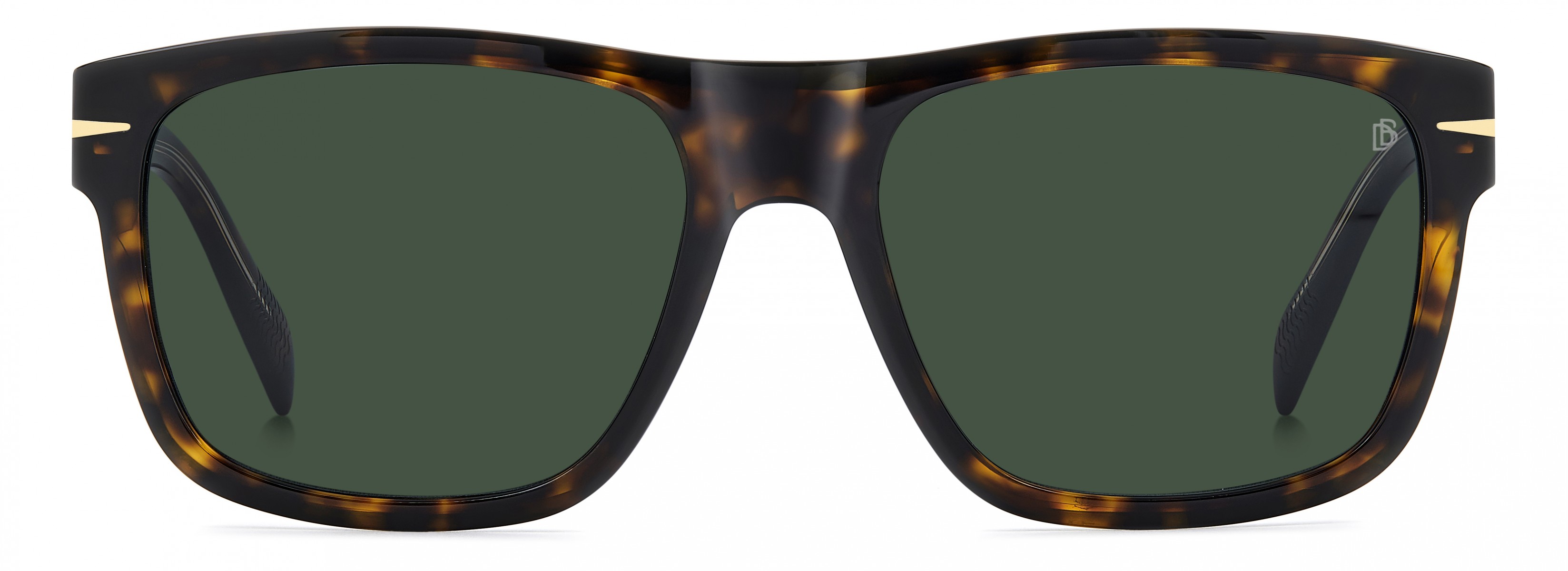 Davıd Beckham Erkek Kemik Güneş Gözlüğü Havana Çerçeve Yeşil Cam