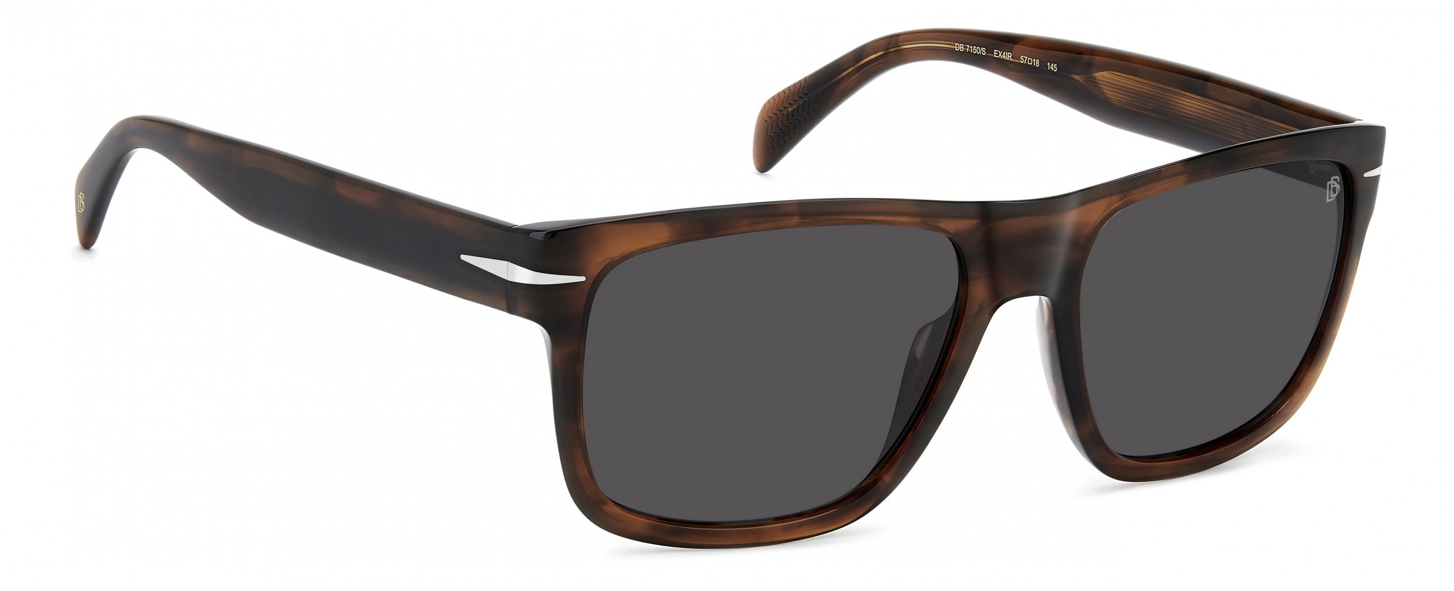 Davıd Beckham Erkek Kemik Güneş Gözlüğü Kahverengi Çerçeve Füme Cam