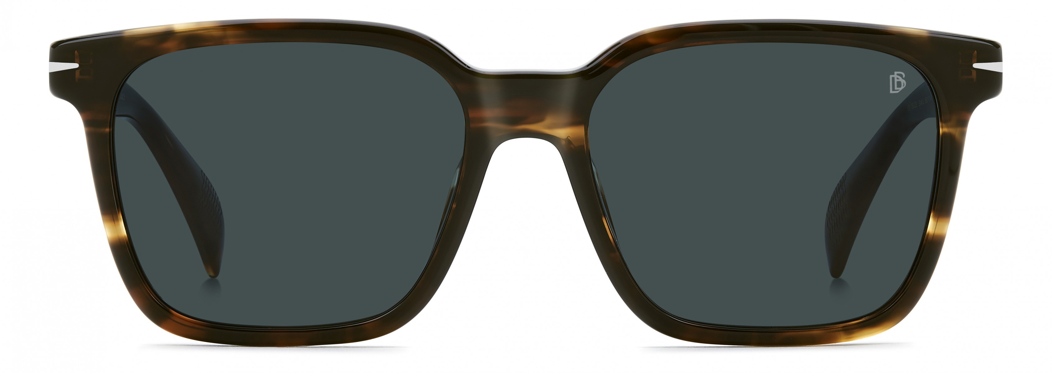 Davıd Beckham Erkek Kemik Güneş Gözlüğü Kahverengi Çerçeve Mavi Cam