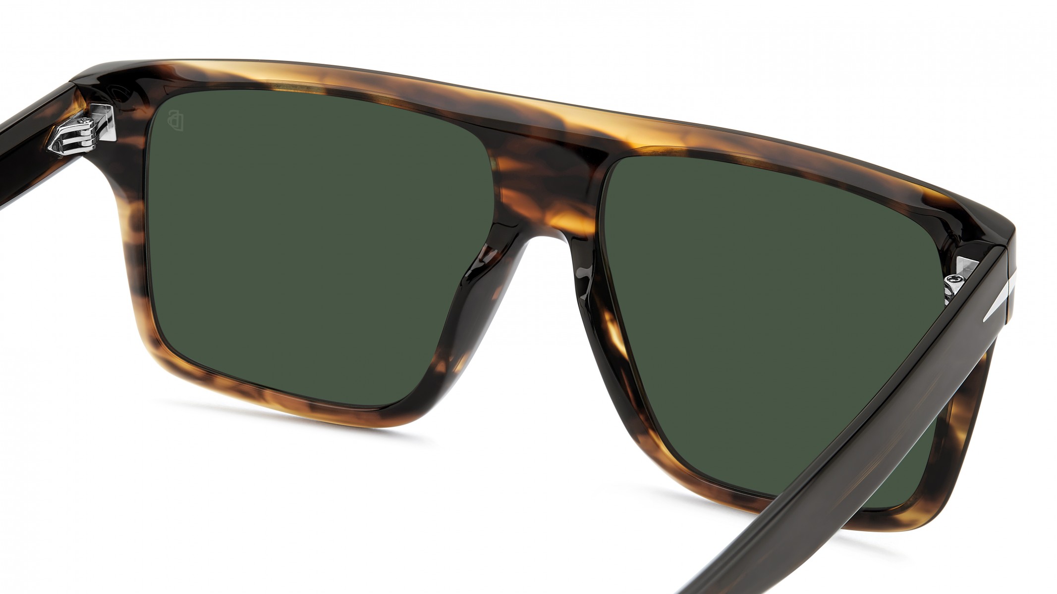 Davıd Beckham Erkek Kemik Güneş Gözlüğü Kahverengi Çerçeve Yeşil Cam