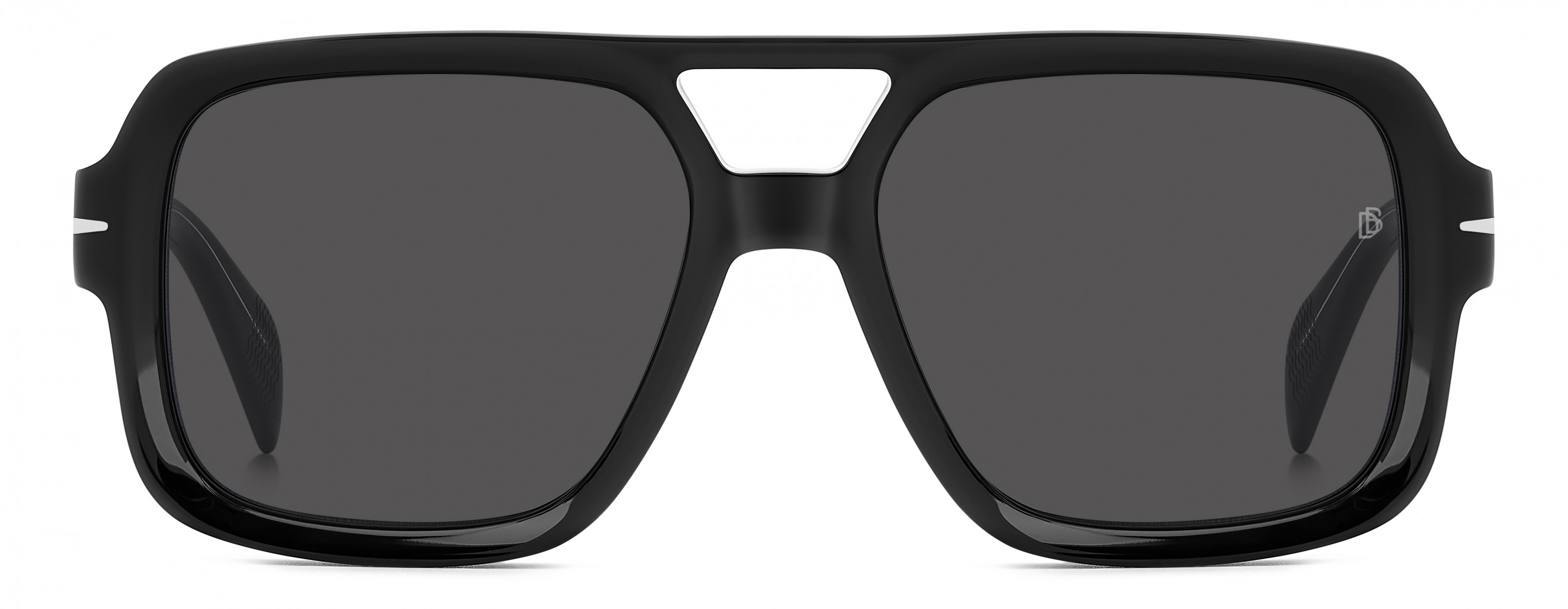 Davıd Beckham Erkek Kemik Güneş Gözlüğü Siyah Çerçeve Füme Cam