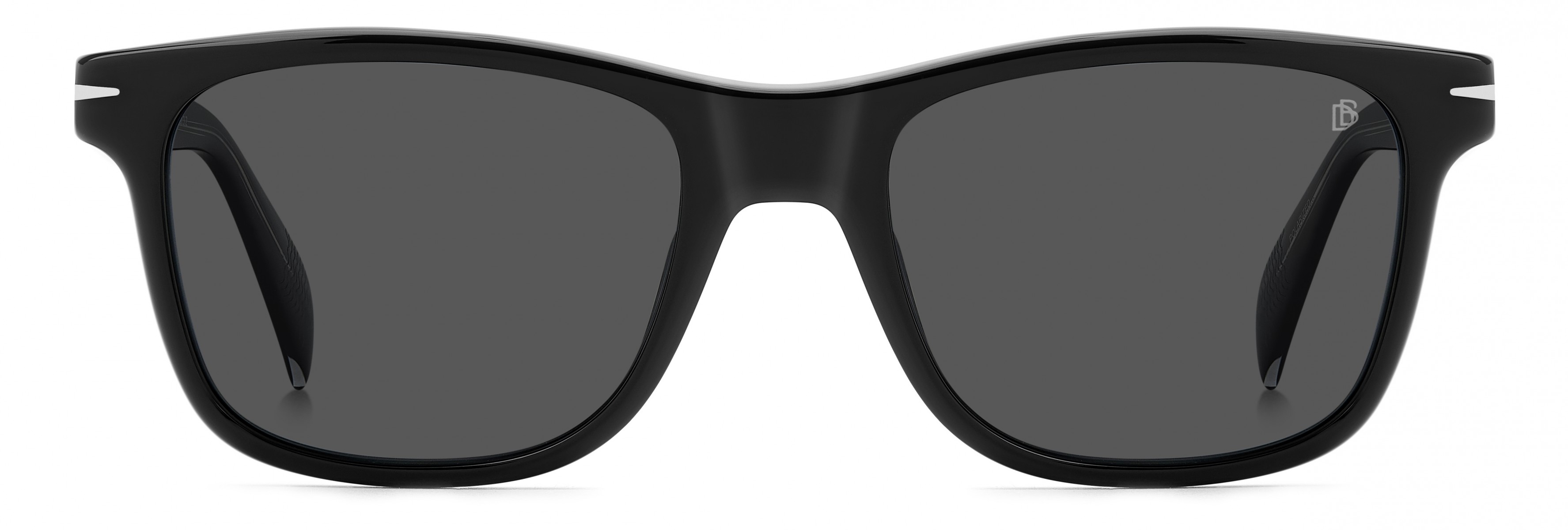 Davıd Beckham Erkek Kemik Güneş Gözlüğü Siyah Çerçeve Füme Polarize Cam