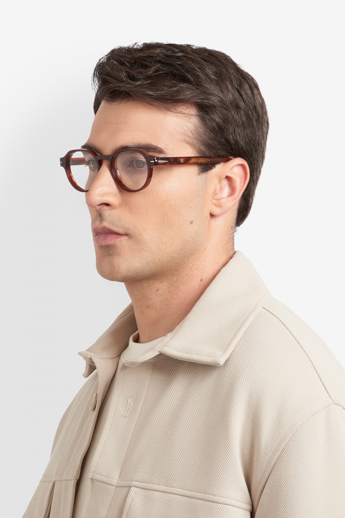 Davıd Beckham Erkek Kemik Optık Kahverengi Çerçeve