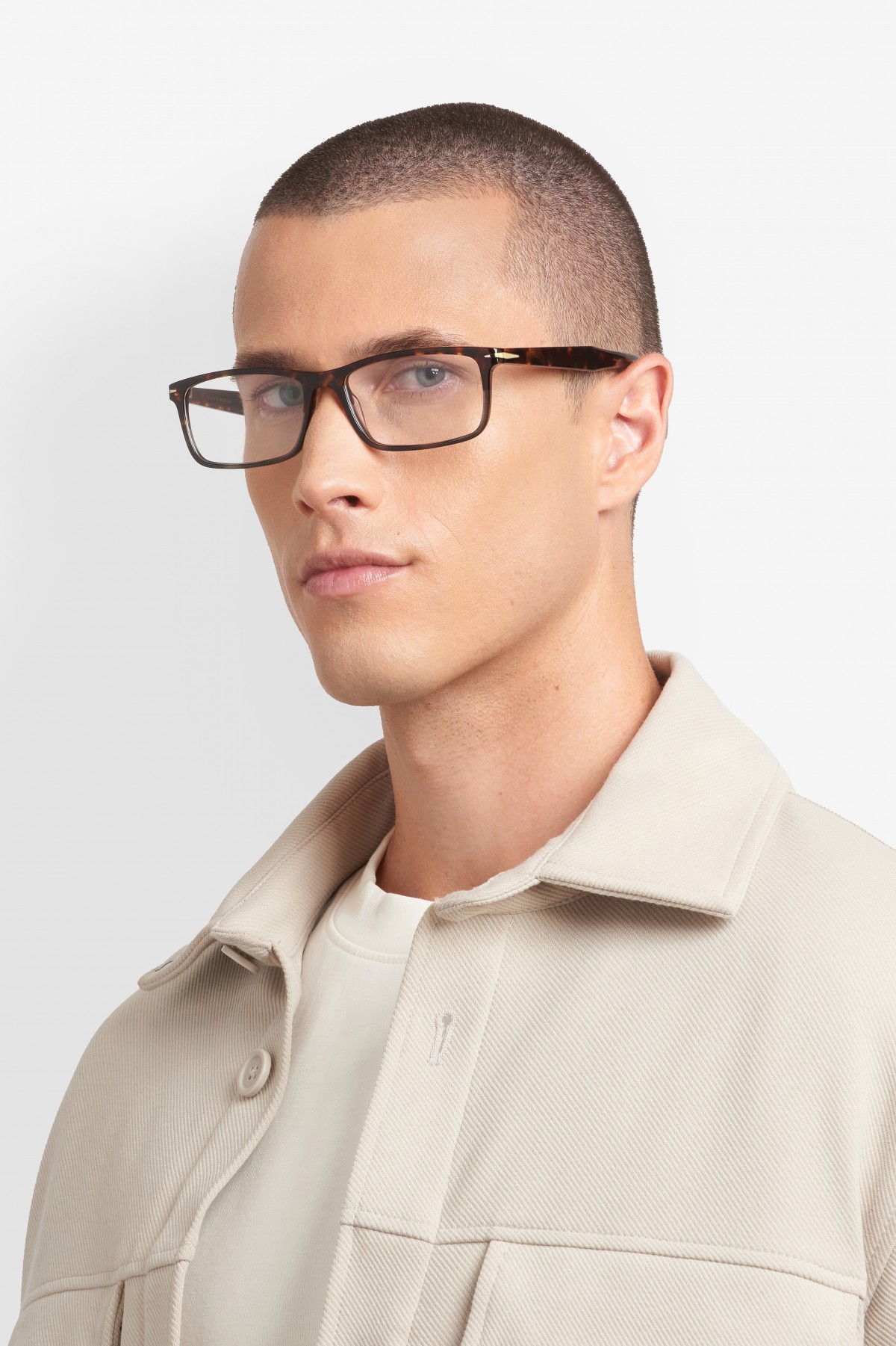 Davıd Beckham Erkek Kemik Optık Kahverengi Çerçeve