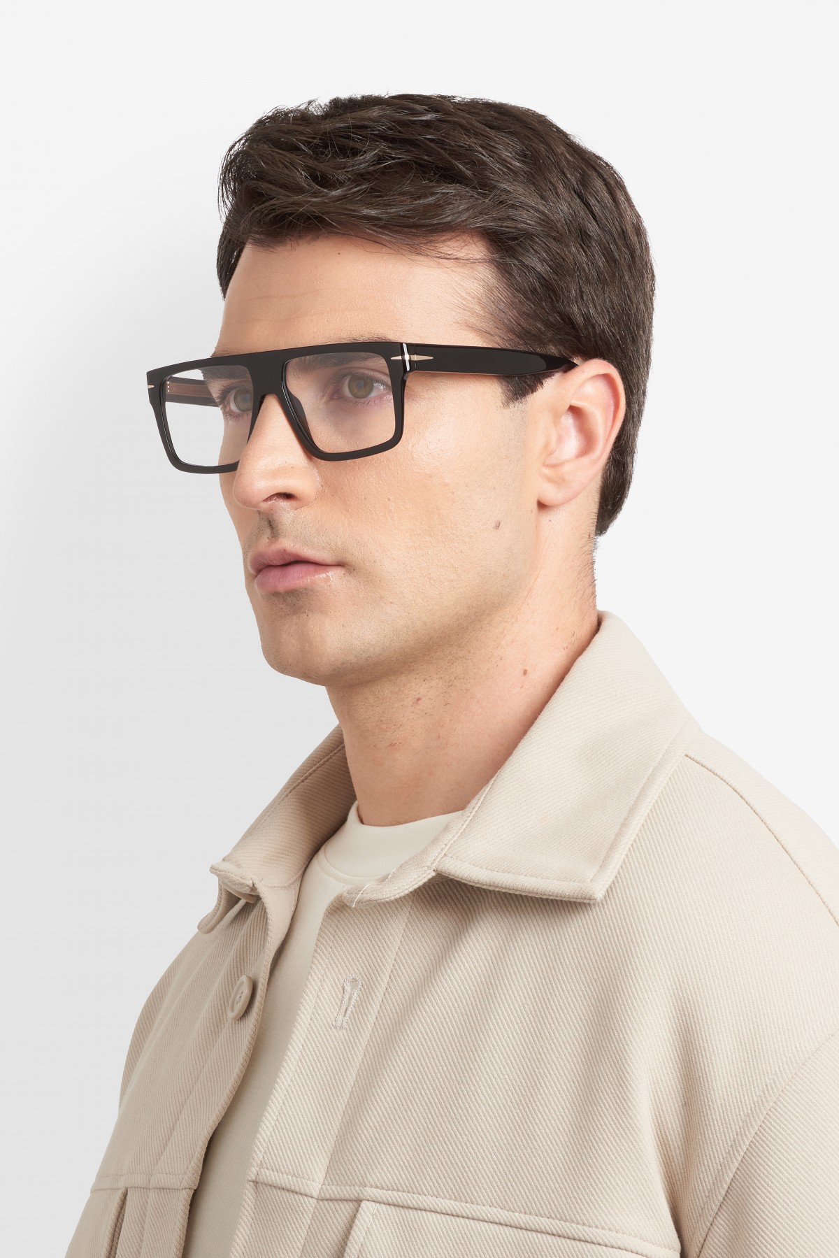 Davıd Beckham Erkek Kemik Optık Siyah Çerçeve