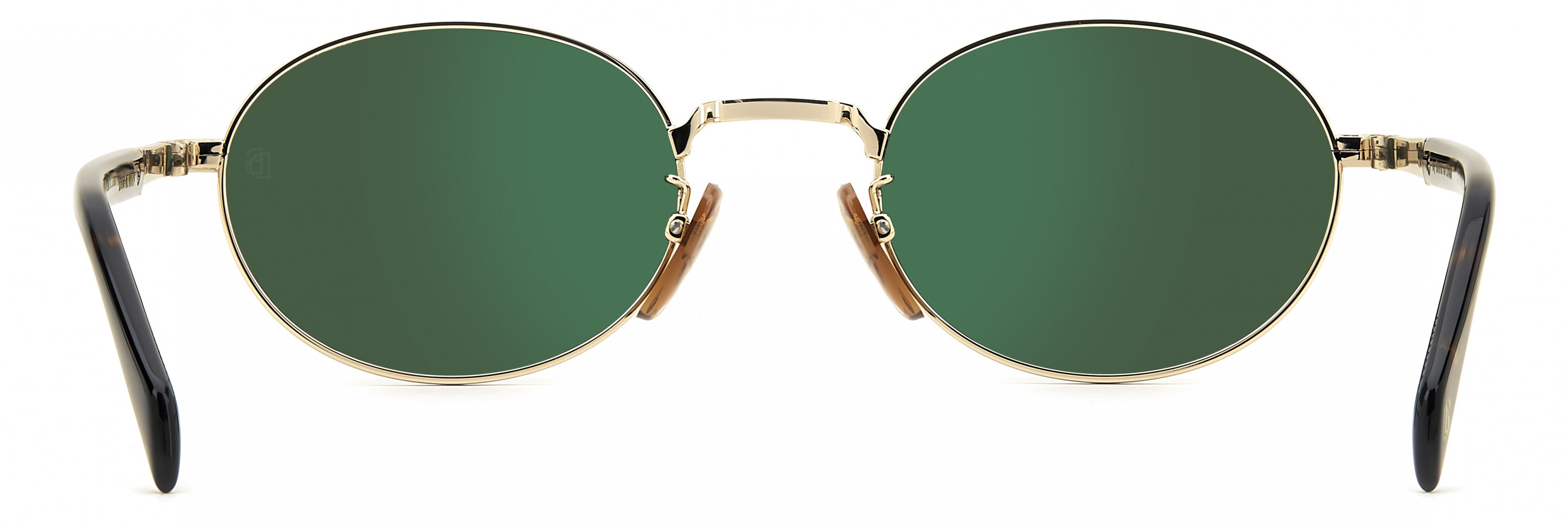 Davıd Beckham Erkek Metal Güneş Gözlüğü Altın Çerçeve Yeşil Cam