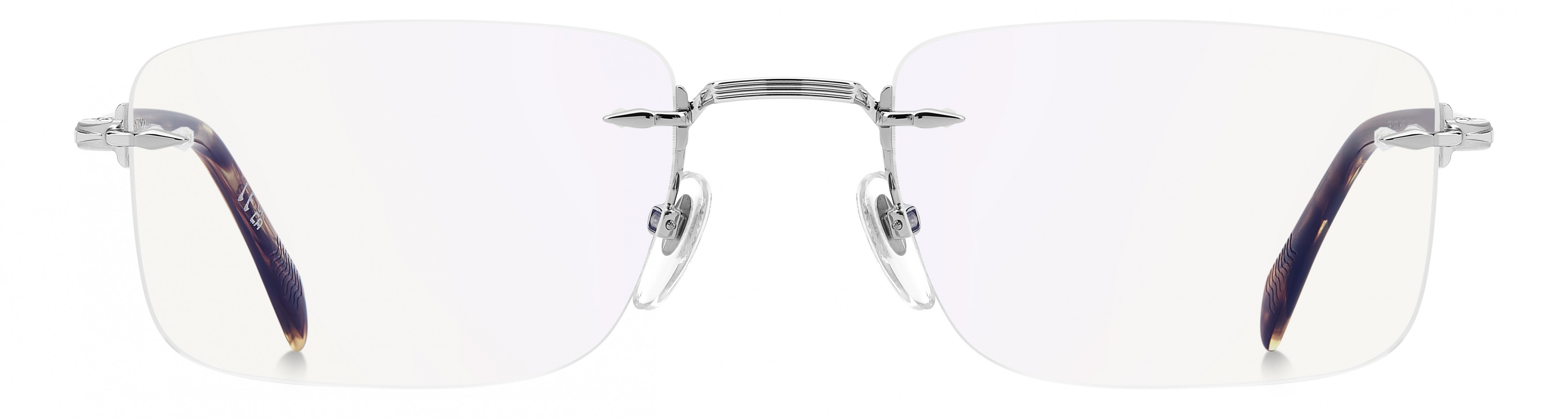 Davıd Beckham Erkek Metal Optık Kahverengi Çerçeve Mavi Aynalı