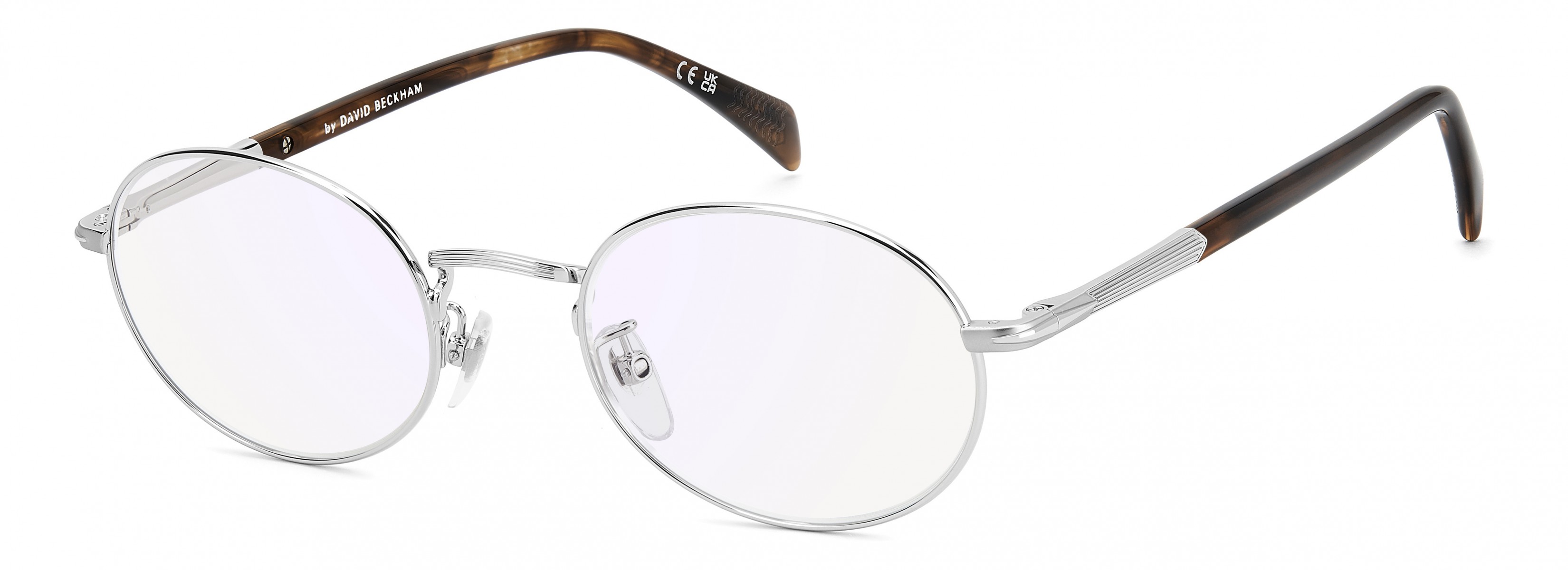 Davıd Beckham Erkek Metal Optık Kahverengi Çerçeve Mavi Aynalı