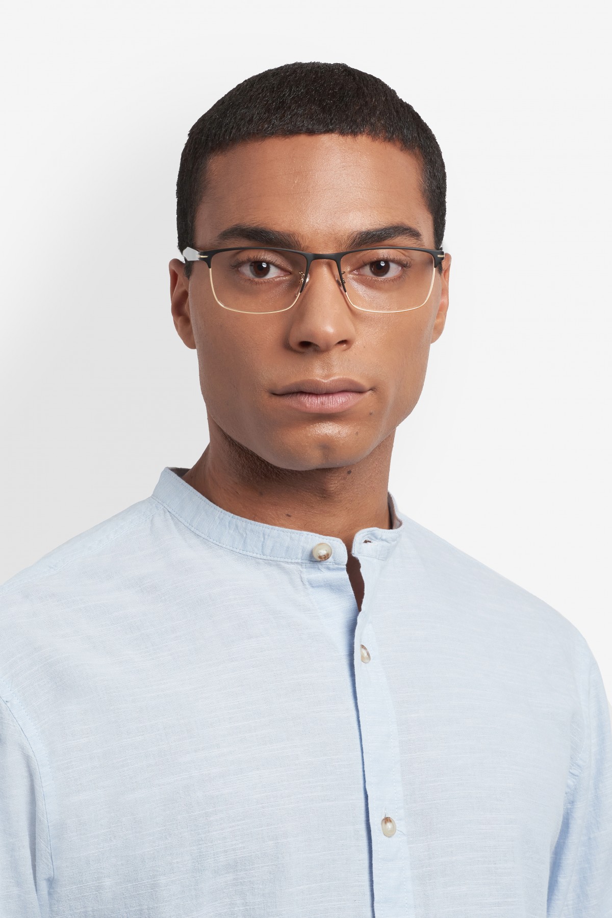 Davıd Beckham Erkek Metal Optık Siyah Çerçeve