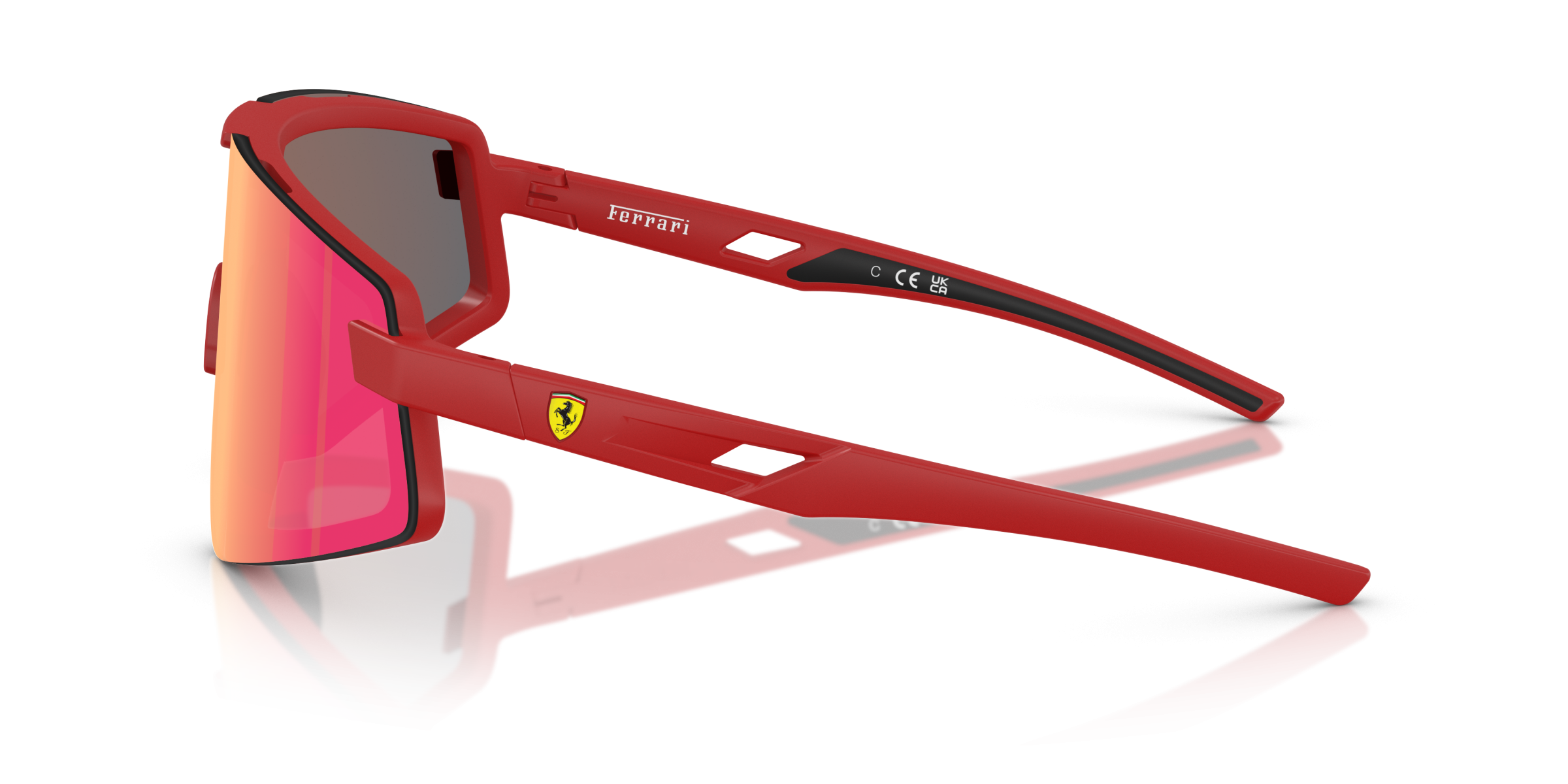 FERRARİ UNISEX GÜNEŞ GÖZLÜĞÜ 0FZ6009U 514/6Q KIRMIZI ÇERÇEVE KIRMIZI AYNALI CAM