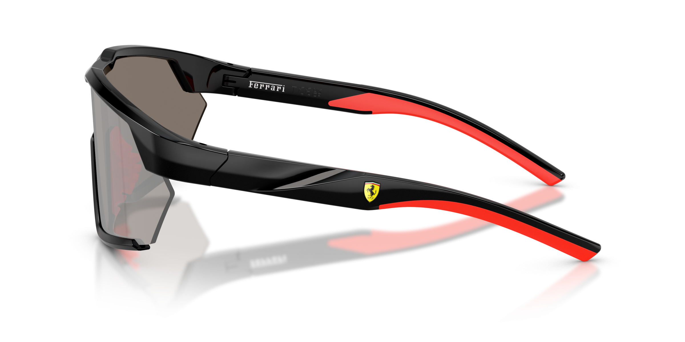 FERRARİ UNISEX GÜNEŞ GÖZLÜĞÜ 0FZ6018U 501/6G SİYAH ÇERÇEVE GÜMÜŞ AYNALI CAM