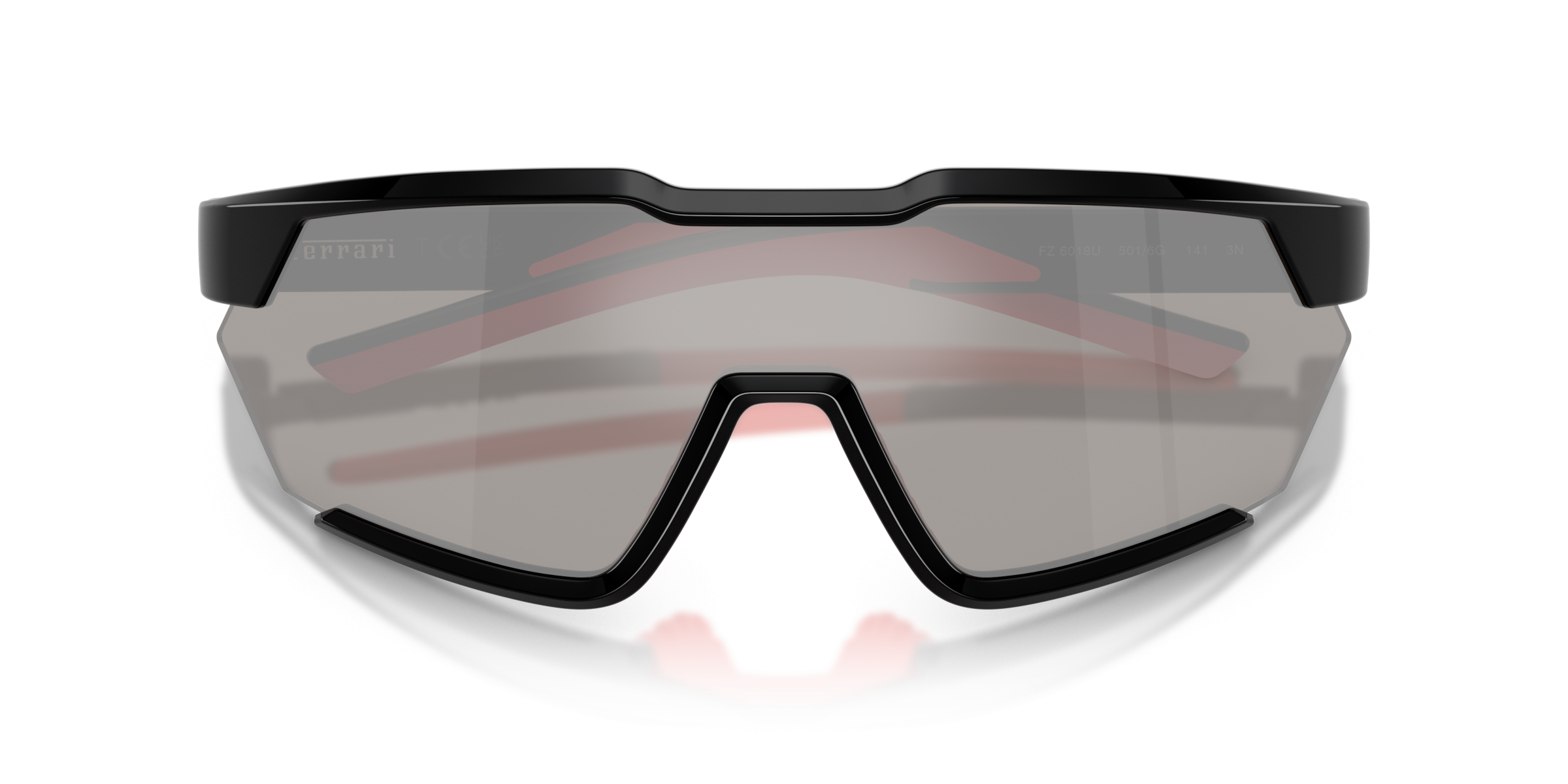 FERRARİ UNISEX GÜNEŞ GÖZLÜĞÜ 0FZ6018U 501/6G SİYAH ÇERÇEVE GÜMÜŞ AYNALI CAM