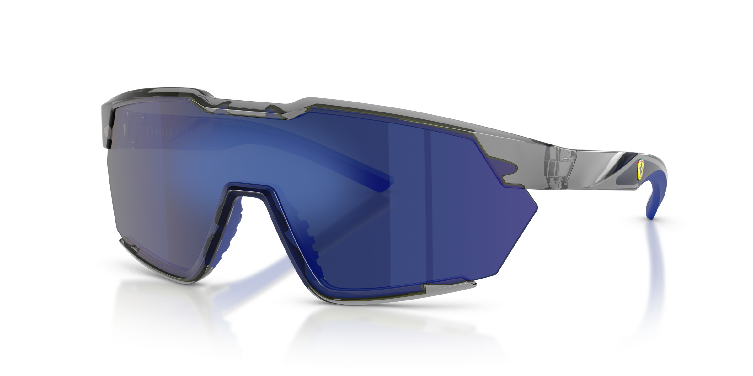 FERRARİ UNISEX GÜNEŞ GÖZLÜĞÜ 0FZ6018U 524/87 GİR ÇERÇEVE MAVİ AYNALI CAM