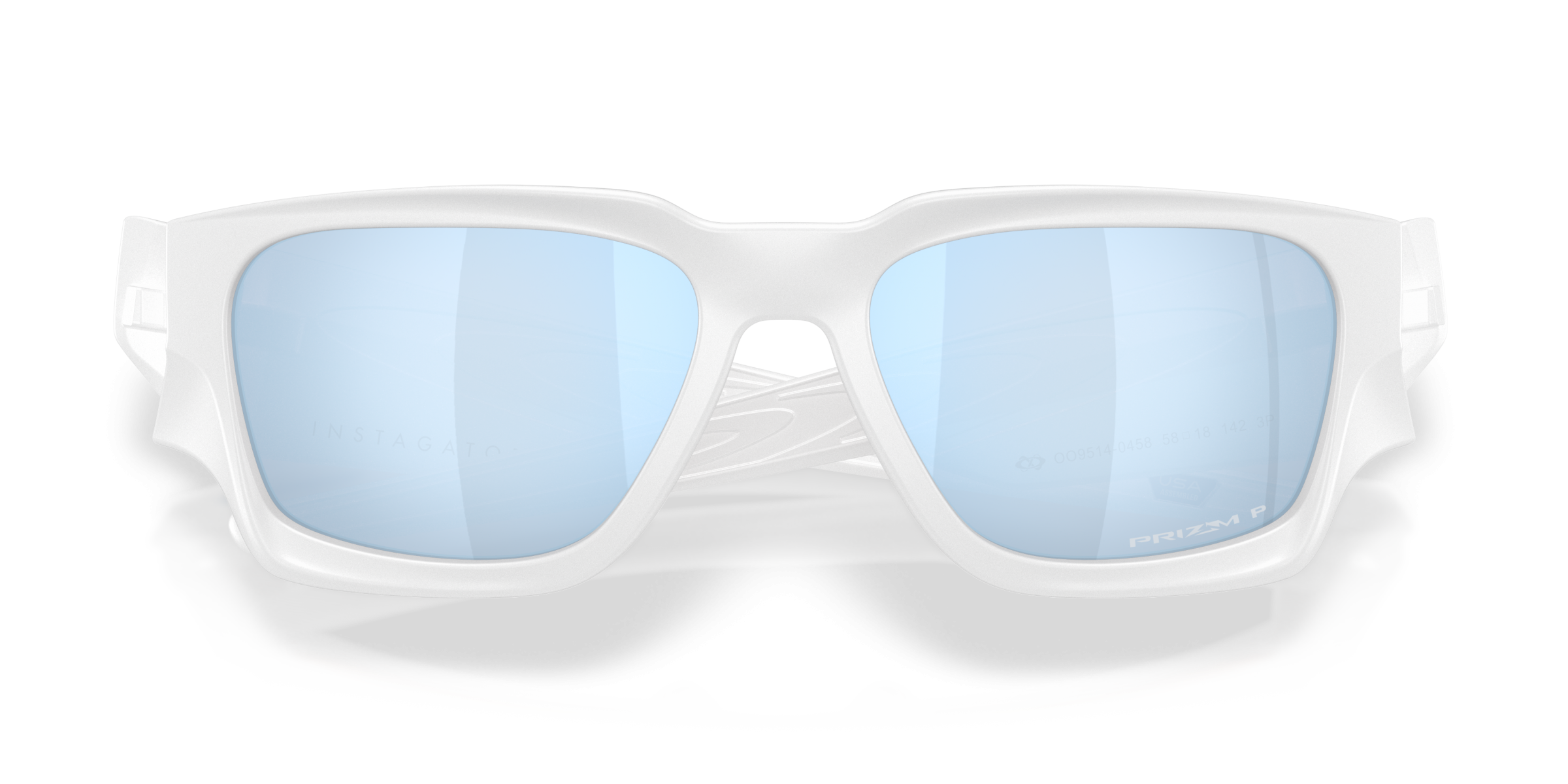 OAKLEY SPOR ERKEK POLARİZE GÜNEŞ GÖZLÜĞÜ 0OO9514 951404 BEYAZ ÇERÇEVE MAVİ AYNALI CAM