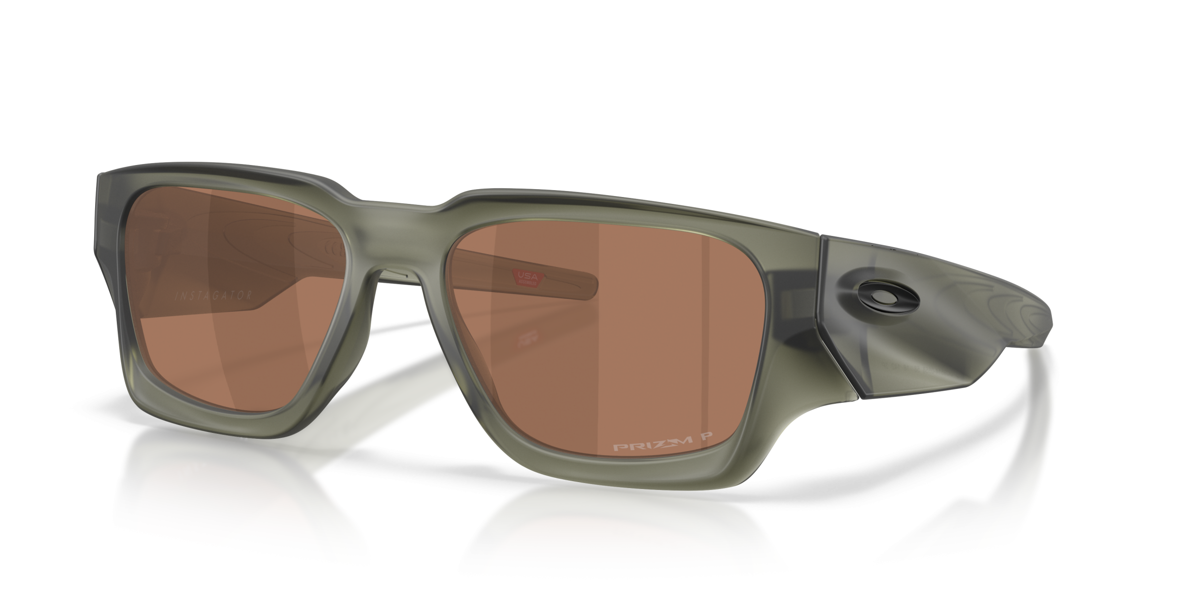 OAKLEY SPOR ERKEK POLARİZE GÜNEŞ GÖZLÜĞÜ 0OO9514 951405 YEŞİL ÇERÇEVE KAHVERENGİ AYNALI CAM