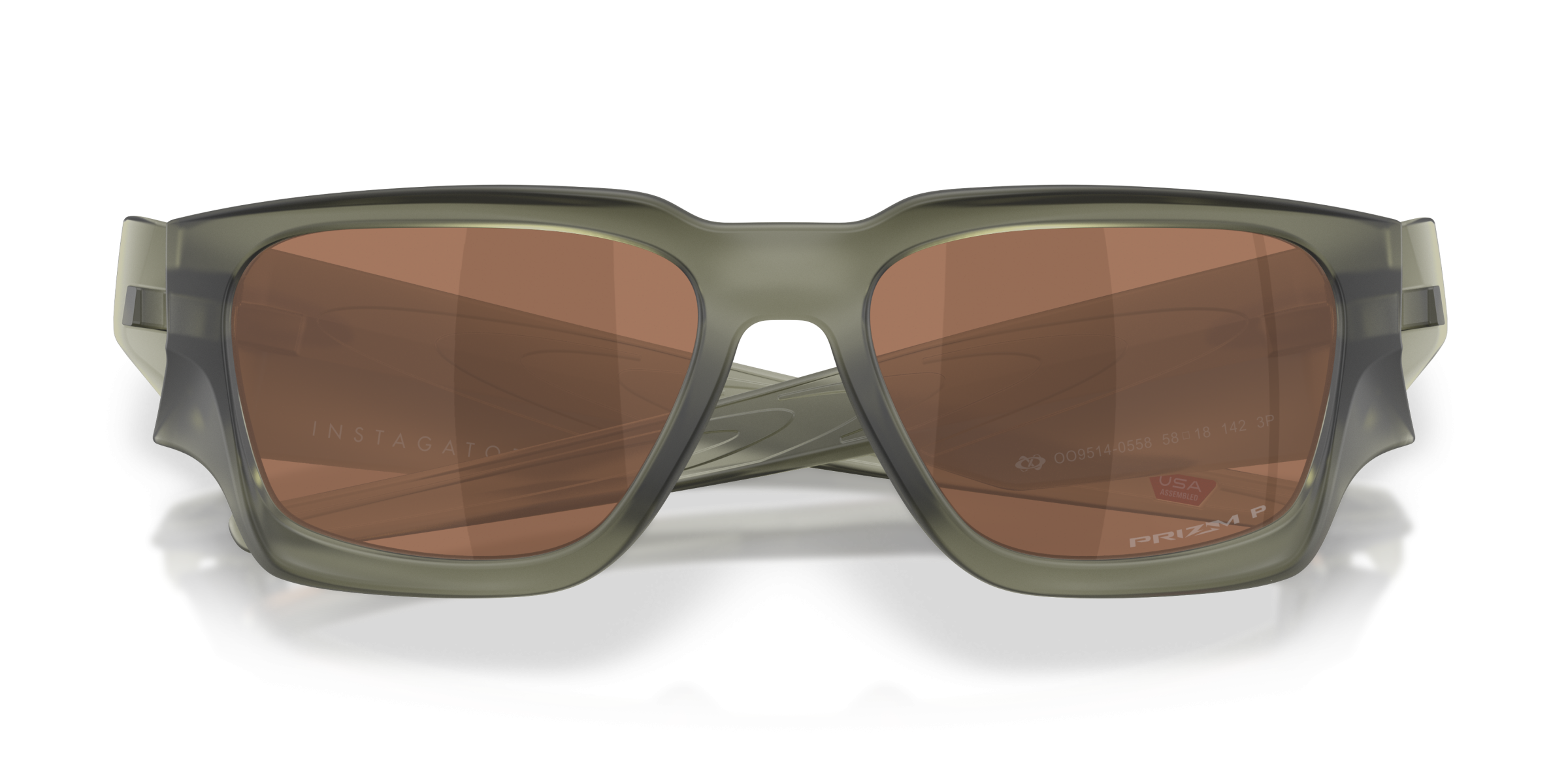 OAKLEY SPOR ERKEK POLARİZE GÜNEŞ GÖZLÜĞÜ 0OO9514 951405 YEŞİL ÇERÇEVE KAHVERENGİ AYNALI CAM