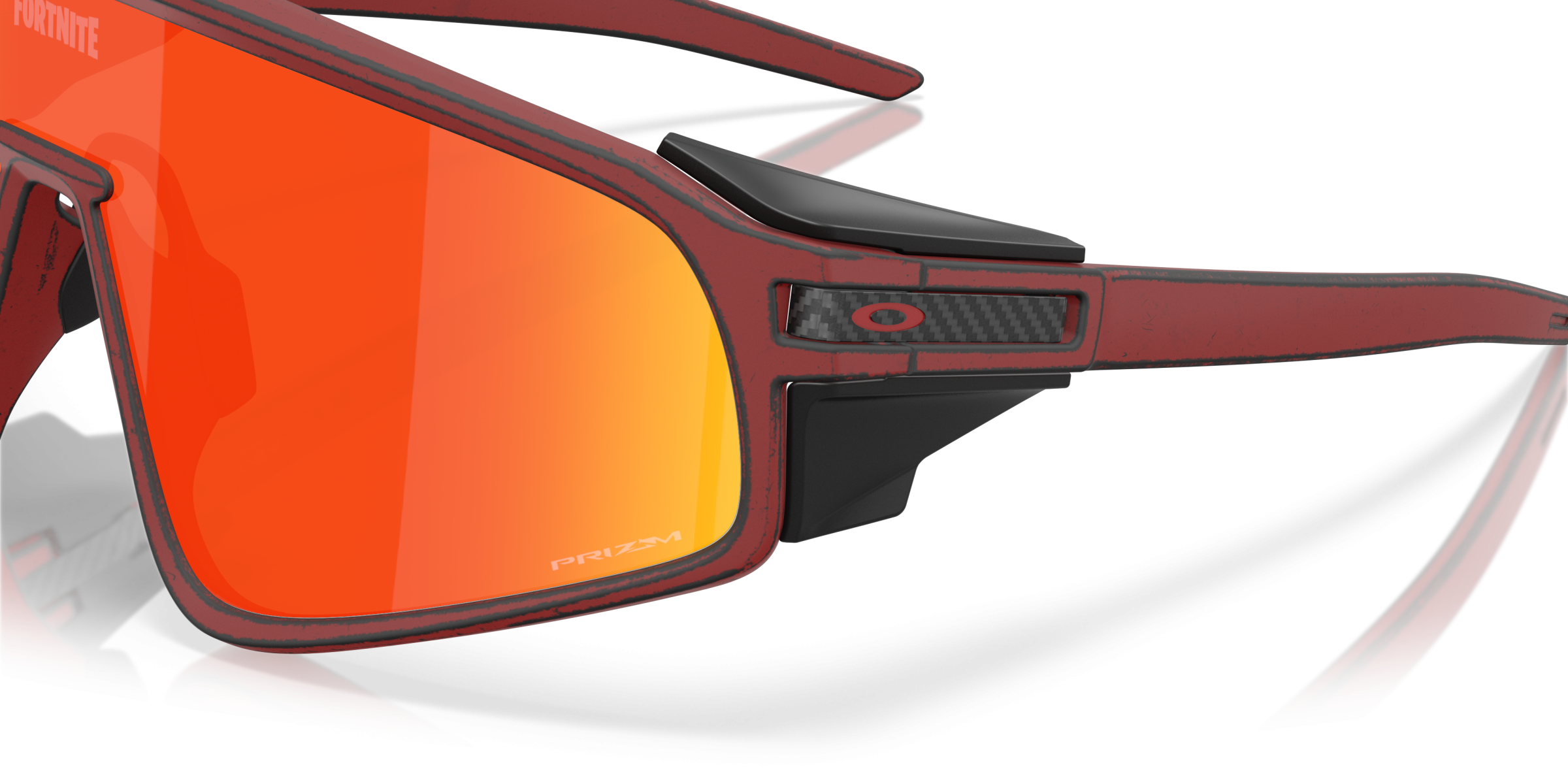 OAKLEY SPOR UNISEX GÜNEŞ GÖZLÜĞÜ 0OO9404 940423 KIRMIZI ÇERÇEVE TURUNCU AYNALI CAM Oakley® x Fortnite™ Red Knight Latch™ Panel