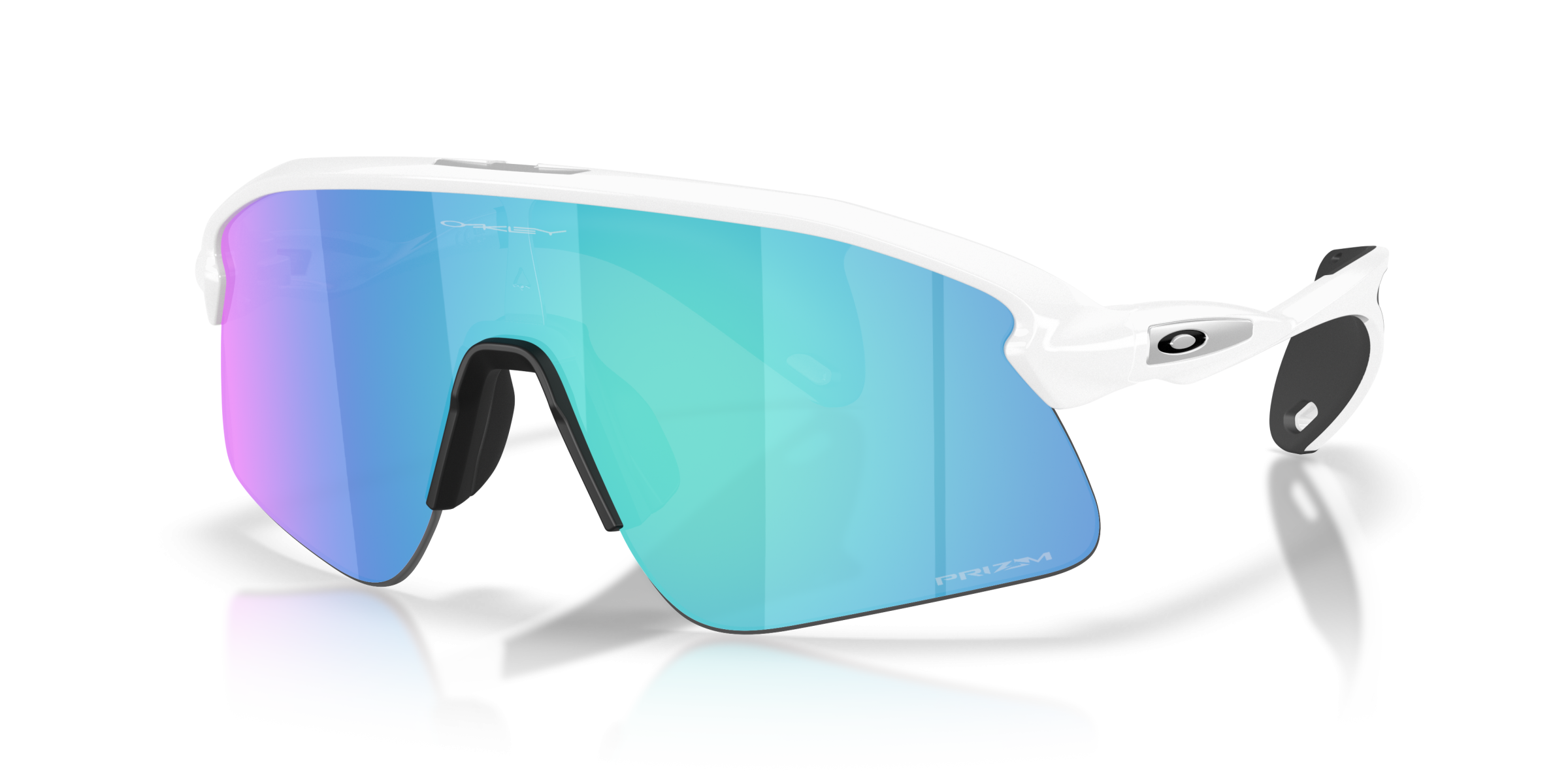 OAKLEY SPOR UNISEX GÜNEŞ GÖZLÜĞÜ 0OO9517 951704 BEYAZ ÇERÇEVE MAVİ AYNALI CAM