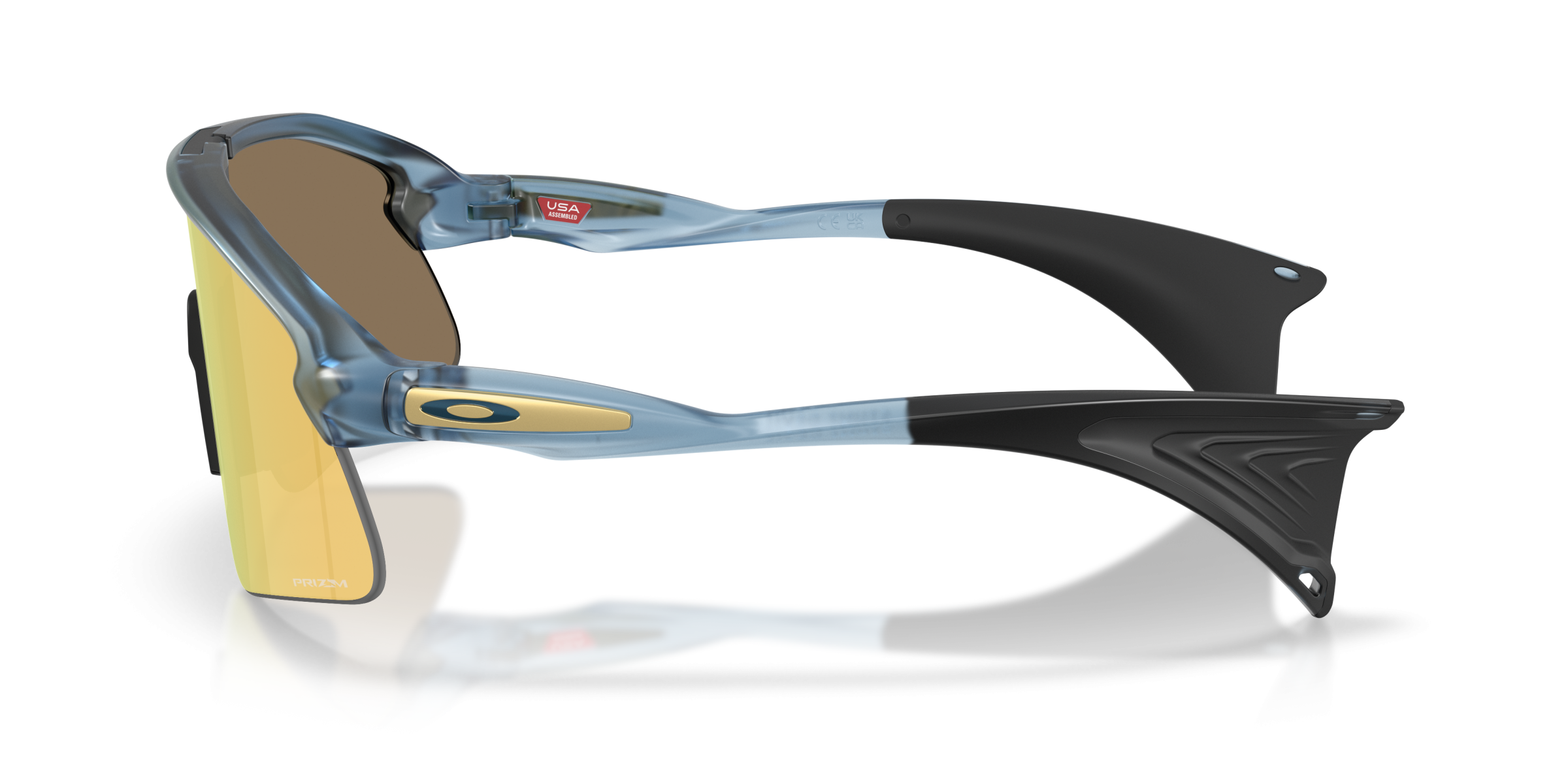 OAKLEY SPOR UNISEX GÜNEŞ GÖZLÜĞÜ 0OO9517 951705 MAVİ ÇERÇEVE ALTIN AYNALI CAM