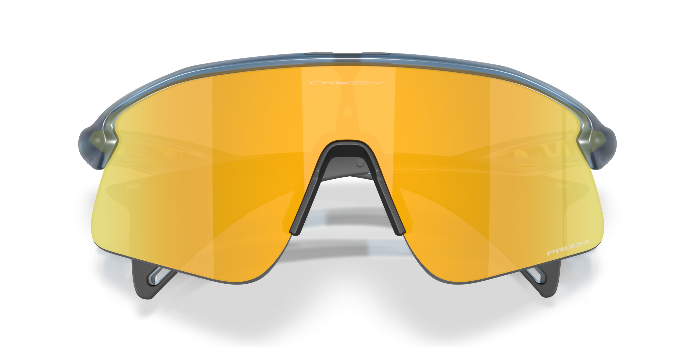 OAKLEY SPOR UNISEX GÜNEŞ GÖZLÜĞÜ 0OO9517 951705 MAVİ ÇERÇEVE ALTIN AYNALI CAM