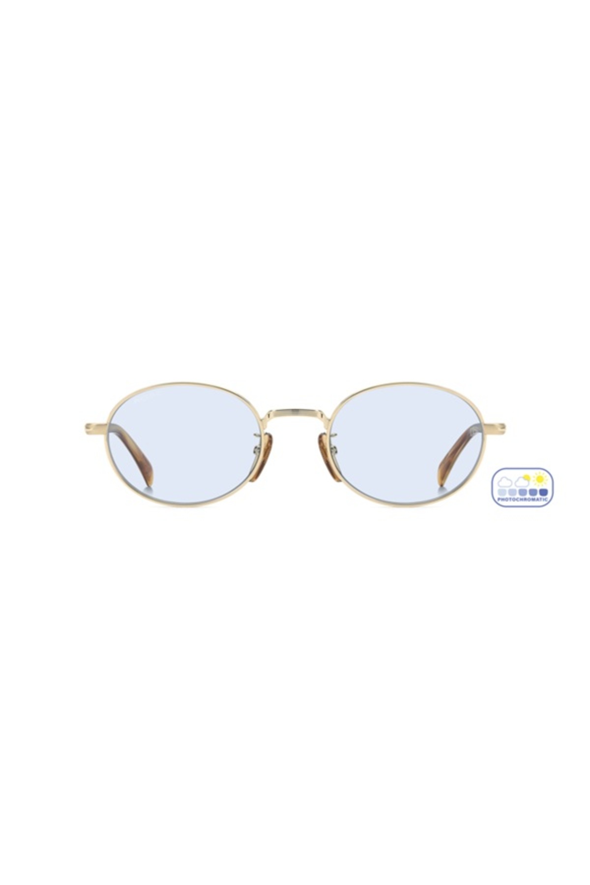 David Beckham  Oval Photochromic Güneş Gözlüğü Açık Mavi Cam Db 1196 T5u