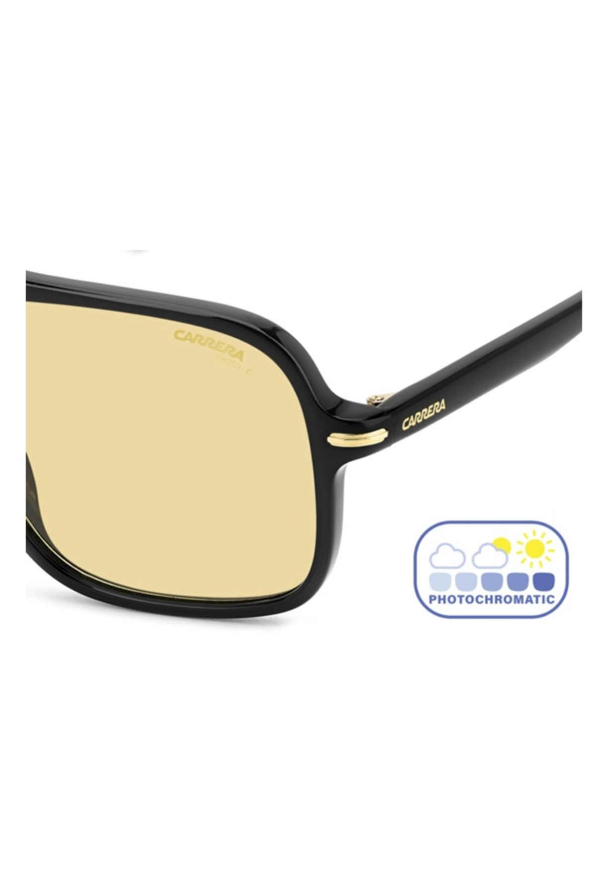 Photochromic Güneş Gözlüğü Ca 350/s Sarı + Koyu Füme Cam