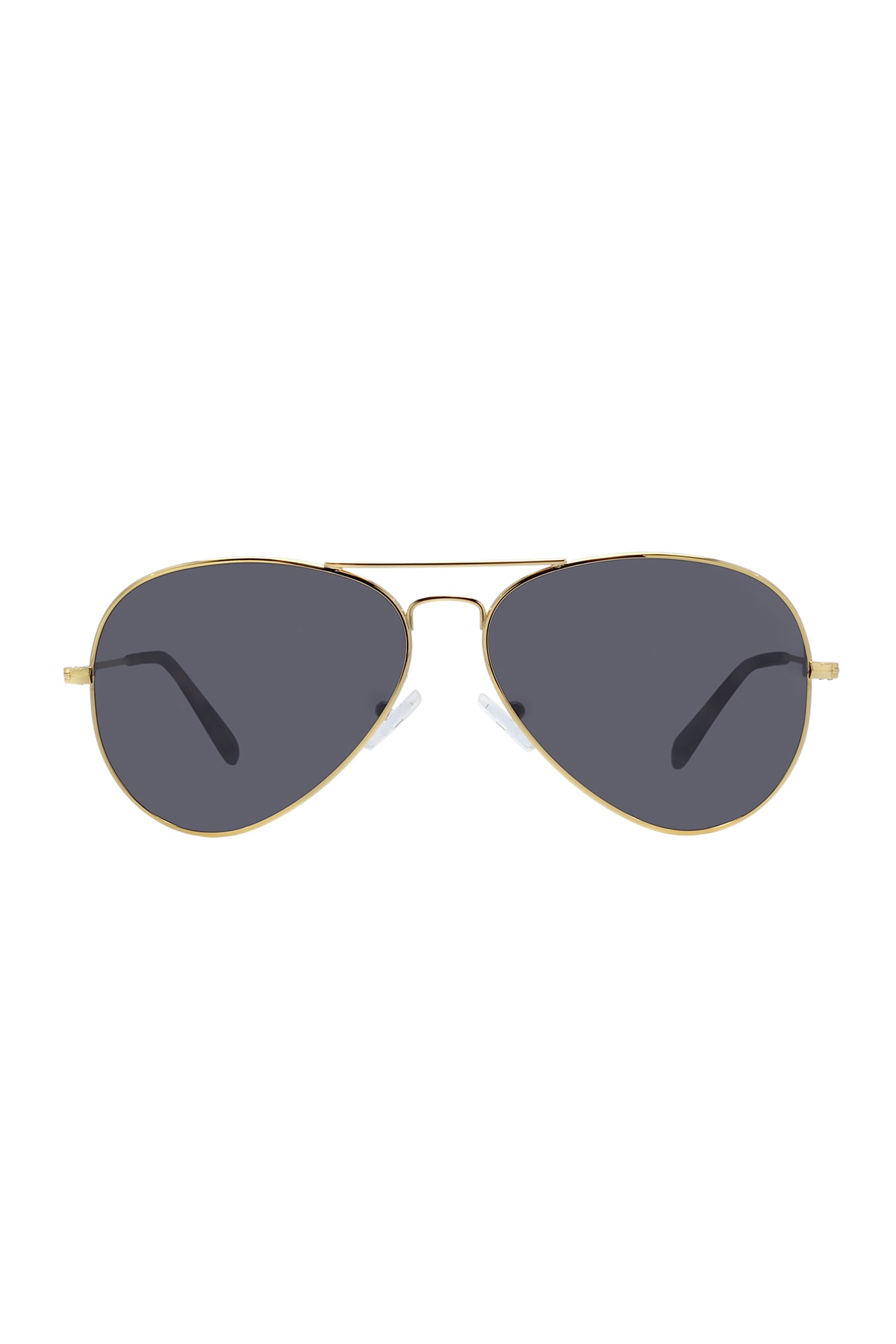 Vogs  Polarize Pilot Güneş Gözlüğü Raptor 105 Medium Altın Gözlük Siyah Cam