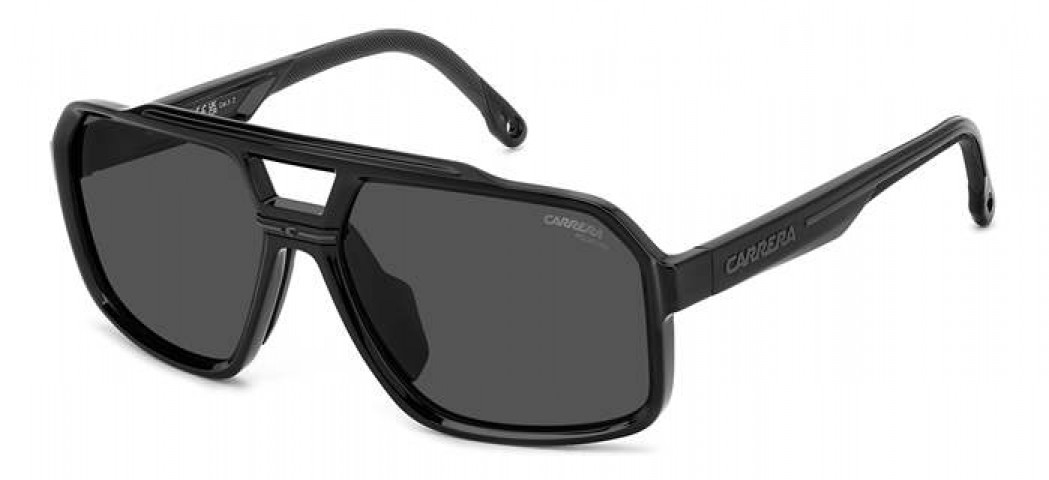 Carrera Unisex Plastik Güneş Gözlüğü C Sport 03/s Siyah çerçeve Füme Polarize Cam