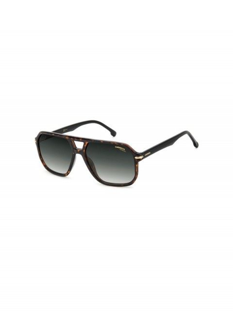 Carrera 302/S 086 9K Erkek Güneş Gözlüğü – Havana Çerçeve | Yeşil Degrade Cam | Çift Köprü | UV400 Koruma
