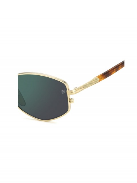 David Beckham DB 1129/S HM2 MT Erkek Güneş Gözlüğü – Gold Honey Havana Metal Çerçeve | Yeşil Aynalı Cam | UV400 Koruma