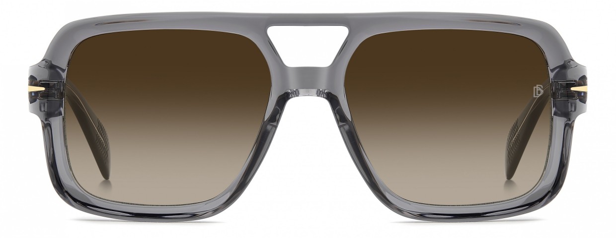 Davıd Beckham Erkek Kemik Güneş Gözlüğü Füme Çerçeve Kahverengi Cam