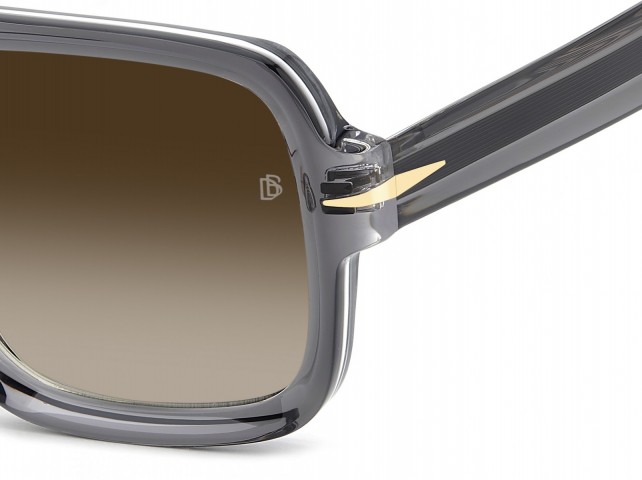 Davıd Beckham Erkek Kemik Güneş Gözlüğü Füme Çerçeve Kahverengi Cam