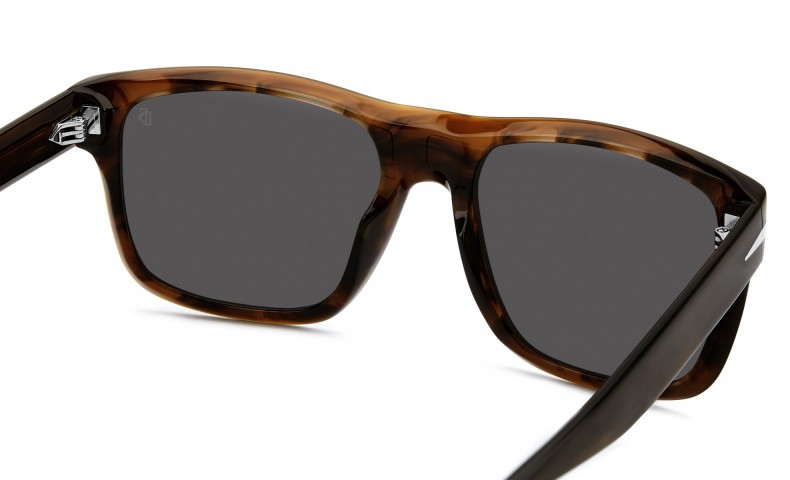 Davıd Beckham Erkek Kemik Güneş Gözlüğü Kahverengi Çerçeve Füme Cam