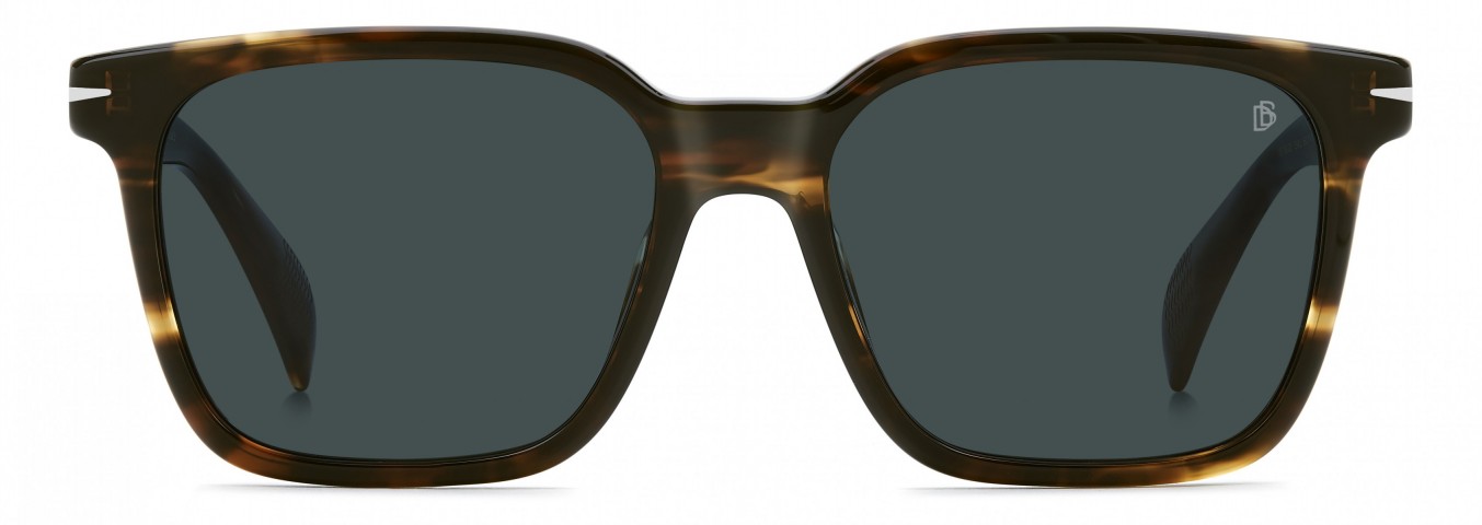 Davıd Beckham Erkek Kemik Güneş Gözlüğü Kahverengi Çerçeve Mavi Cam