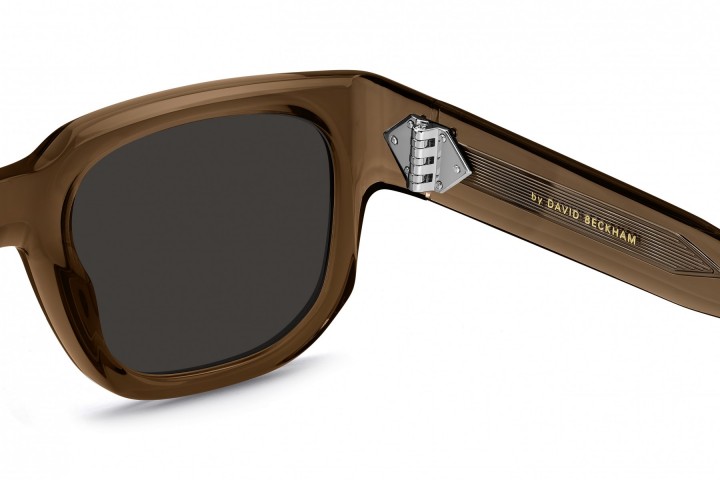 Davıd Beckham Erkek Kemik Güneş Gözlüğü Kahverengi Çerçeve Sarı Cam