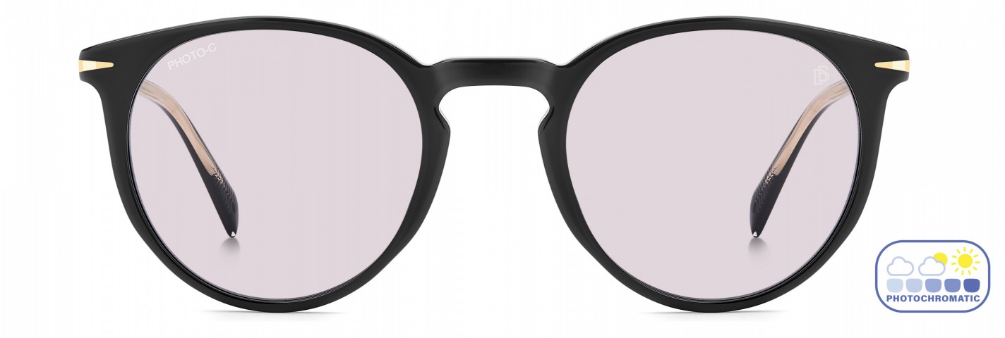 Davıd Beckham Erkek Kemik Güneş Gözlüğü Siyah Çerçeve Fotokromik Cam