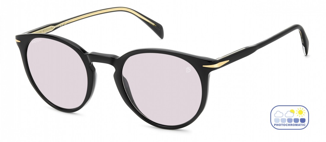 Davıd Beckham Erkek Kemik Güneş Gözlüğü Siyah Çerçeve Füme Cam