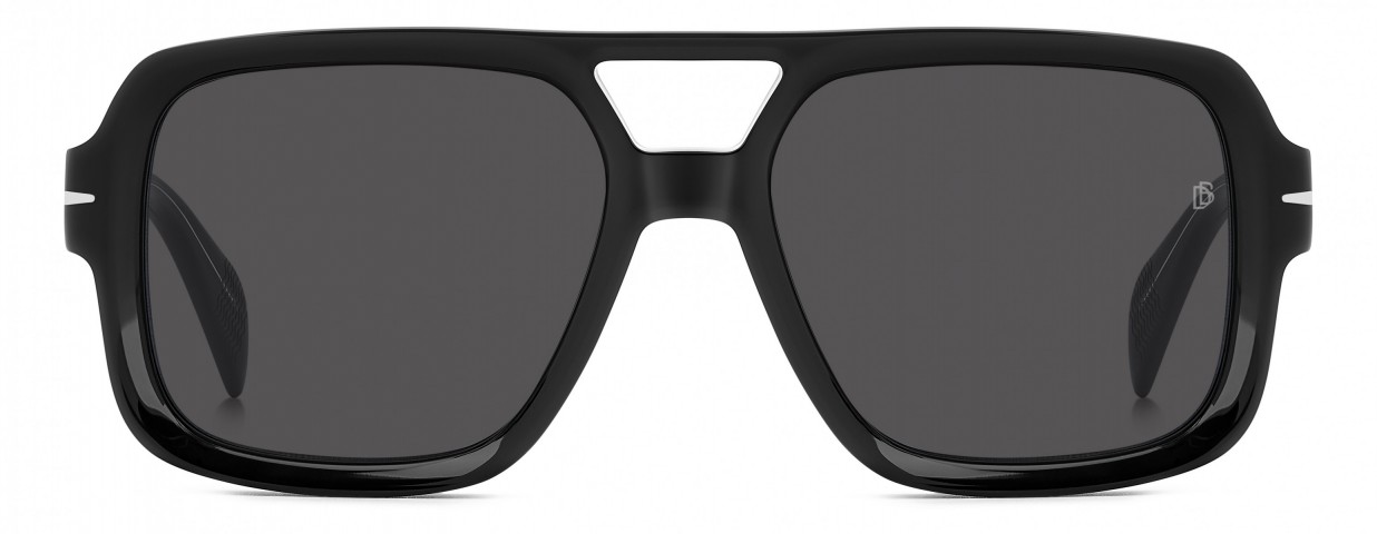 Davıd Beckham Erkek Kemik Güneş Gözlüğü Siyah Çerçeve Füme Cam