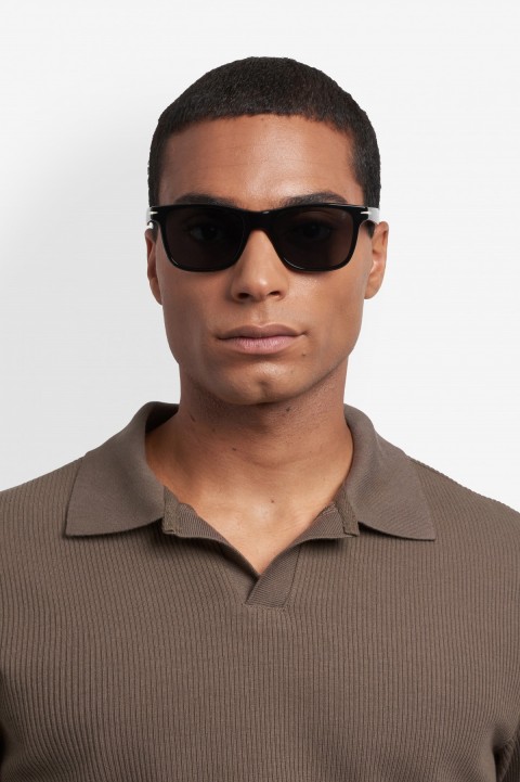 Davıd Beckham Erkek Kemik Güneş Gözlüğü Siyah Çerçeve Yeşil Cam