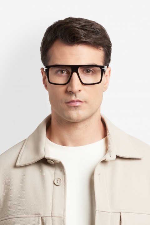 Davıd Beckham Erkek Kemik Optık Siyah Çerçeve