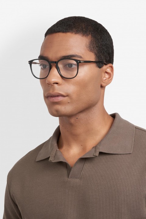 Davıd Beckham Erkek Kemik Optık Siyah Çerçeve